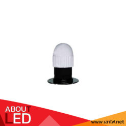โคมไฟสนามหญ้า โป๊ะแก้วกลมสีนม รุ่น PU-217W (A)