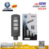 โคมถนนโซล่าเซลล์ 60w iwachi พร้อมกล่องและอุปกรณ์ติดตั้ง
