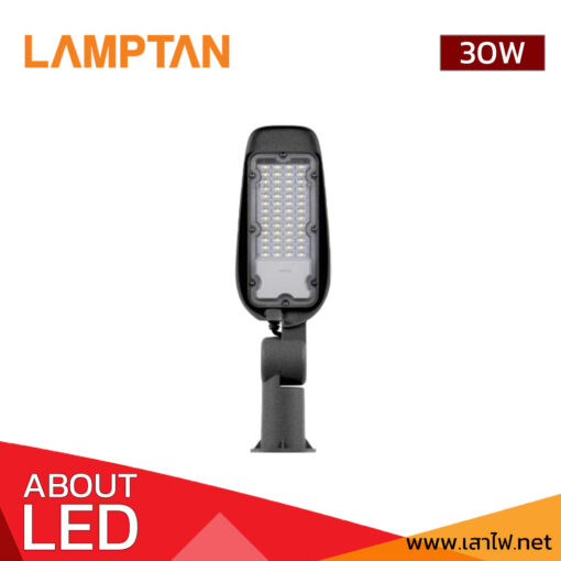 โคมไฟถนน LED 30W LAMPTAN TANK