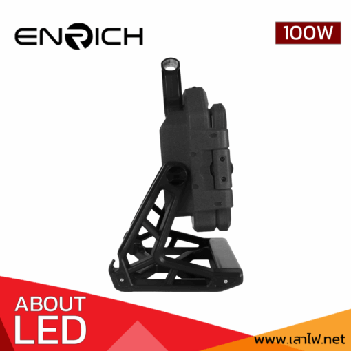 สปอร์ตไลท์โซล่าเซลล์ LED 100W ENRICH JUMBO (สำหรับพกพา) - Image 3