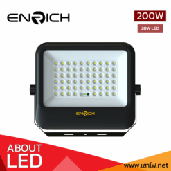 สปอร์ตไลท์โซล่าเซลล์ OPTIMUS 200W